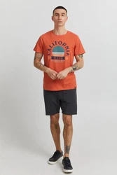 Blend T-Shirt BLEND BHOrtwin Orange/Rot/Braun