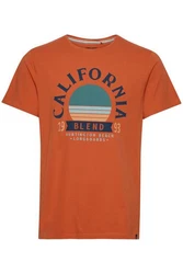 Blend T-Shirt BLEND BHOrtwin Orange/Rot/Braun