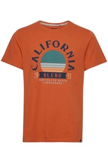 Blend T-Shirt BLEND BHOrtwin Orange/Rot/Braun