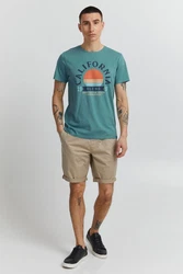Blend T-Shirt BLEND BHOrtwin Grün/Blau/Türkis