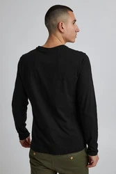 Blend Langarmshirt BLEND BHBhnicolai Khaki/Dunkelgrün