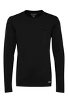 Blend Langarmshirt BLEND BHBhnicolai Khaki/Dunkelgrün