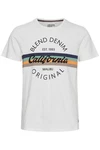 Blend T-Shirt BLEND BHAdamus Khaki/Dunkelgrün/Creme/Weiß