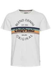 Blend T-Shirt BLEND BHAdamus Khaki/Dunkelgrün/Creme/Weiß