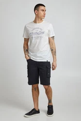 Blend T-Shirt BHAmatus Dunkelblau/Creme/Weiß/Hellblau