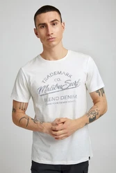 Blend T-Shirt BHAmatus Dunkelblau/Creme/Weiß/Hellblau