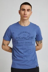 Blend T-Shirt BHAmatus Hellblau/Blau
