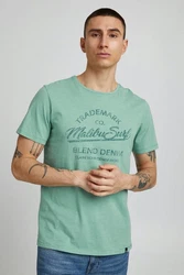 Blend T-Shirt BHAmatus Türkis/Grün