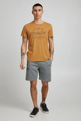 Blend T-Shirt BHAmatus Rot/Gelb/Braun/Beige/Khaki