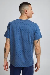 Blend T-Shirt BLEND BHTee Hellblau/Dunkelblau/Blau