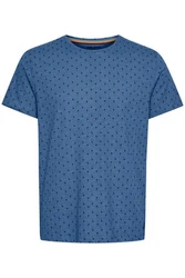 Blend T-Shirt BLEND BHTee Hellblau/Dunkelblau/Blau