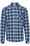 Blend Langarmhemd BHShirt Blau/Hellblau/Dunkelblau