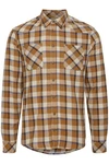 Blend Langarmhemd BHShirt Beige/Braun