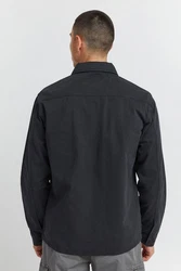 11 Project Langarmhemd Style PRJohann Dunkelgrau/Dunkelblau/Schwarz/Hellblau