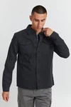 11 Project Langarmhemd Style PRJohann Dunkelgrau/Dunkelblau/Schwarz/Hellblau