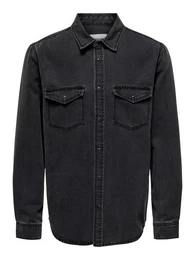 Langarmhemd ONSBANE DENIM (1-tlg)