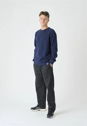 Cleptomanicx Sweatshirt Noitch Dunkelblau