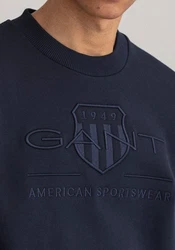 Gant Sweatshirt D1. TONAL ARCHIVE SHIELD C-NECK 