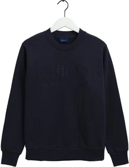 Gant Sweatshirt D1. TONAL ARCHIVE SHIELD C-NECK Gant Sweatshirt D1. TONAL ARCHIVE SHIELD C-NECK