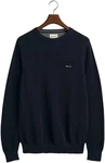 Gant Strickpullover R-Neck COTTON PIQUE C-NECK Dunkelblau/Hellblau