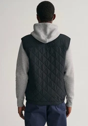 GANT Herren Steppweste QUILTED WINDCHEATER VEST schwarz