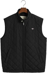 GANT Herren Steppweste QUILTED WINDCHEATER VEST schwarz