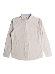 Quiksilver Langarmhemd Lhanbryde Khaki/Beige/Braun/Weiß