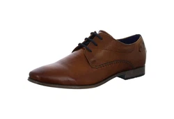 bugatti Schnürschuh Morino Hellblau/Braun/Beige
