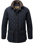 Schöffel Steppjacke Barrowden Dunkelblau/Hellblau/Dunkelgrün
