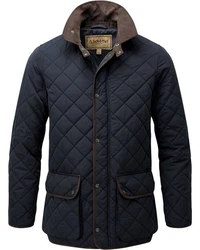 Schöffel Steppjacke Barrowden Dunkelblau/Hellblau/Dunkelgrün