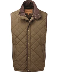 Schöffel Country Steppweste Barrowden Dunkelgrün/Braun/Khaki/Beige