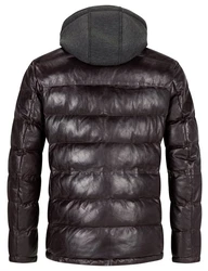 Milestone Herrenjacke MS-Claudio Dunkelbraun/Bordeaux/Lila