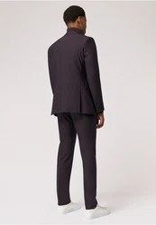 Roy Robson Hosenanzug Slim Fit Lila/Dunkelblau