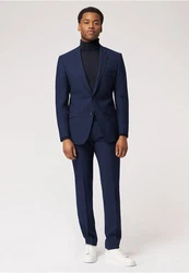 Roy Robson Hosenanzug Slim Fit Dunkelblau/Blau/Hellblau