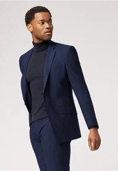 Roy Robson Hosenanzug Slim Fit Dunkelblau/Blau/Hellblau