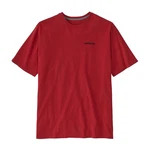 Patagonia T-Shirt P-6 Logo Responsibili-Tee Rot/Dunkelrot