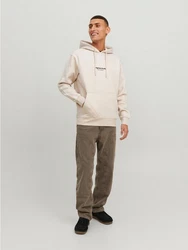 JACK & JONES Sweatshirt JORVesterbro beige/schwarz