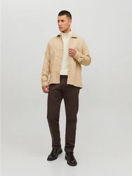 Jack & Jones Langarmhemd JPRPETE 6062 Sand