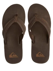 Quiksilver Carver Sandale Dunkelbraun/Braun/Beige