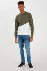 Blend Sweatshirt BLEND BHSweatshirt Dunkelgrün/Grün