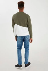 Blend Sweatshirt BLEND BHSweatshirt Dunkelgrün/Grün