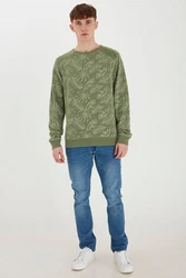 Blend Sweatshirt BLEND BHSweatshirt Grün/Dunkelgrün