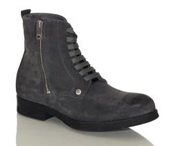 Diesel Herren Boots D-VICIOUS Stiefel Dunkelgrau/Grau/Schwarz