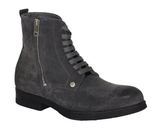 Diesel Herren Boots D-VICIOUS Stiefel Dunkelgrau/Grau/Schwarz