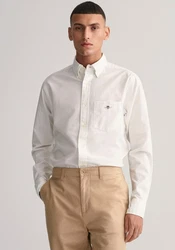 Gant Businesshemd REG OXFORD SHIRT Regular Fit Weiß/Grau/Creme/Beige/Khaki/Rot