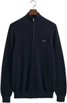 Gant Troyer COTTON PIQUE HALF ZIP Dunkelblau/Hellblau