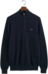 Troyer COTTON PIQUE HALF ZIP mit Piqu-Struktur