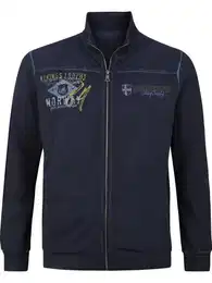 Sweatjacke SIVID, oil-dyed Optik