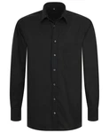 Eterna Langarmhemd Comfort Fit Schwarz