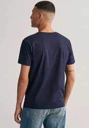 GANT T-Shirt V-Neck Slim Fit SLIM SHIELD V-NECK T-SHIRT marine